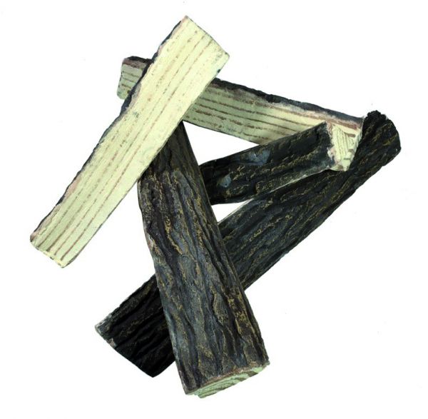 Dekor Brennholz gespalten