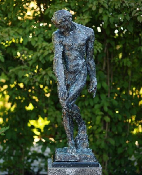 Bronzefigur Adam von Rodin