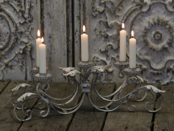 Franz. Kerzenständer für 5 Kerzen von Chic Antique