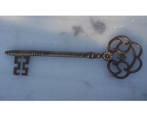 Wanddeko Schlüssel aus Bronze