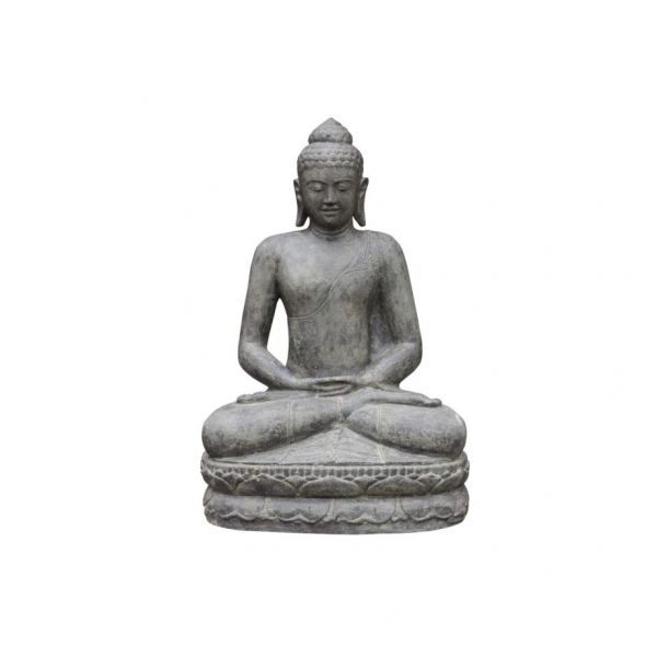 Sitzender Buddha, indisch - Original von Vidroflor