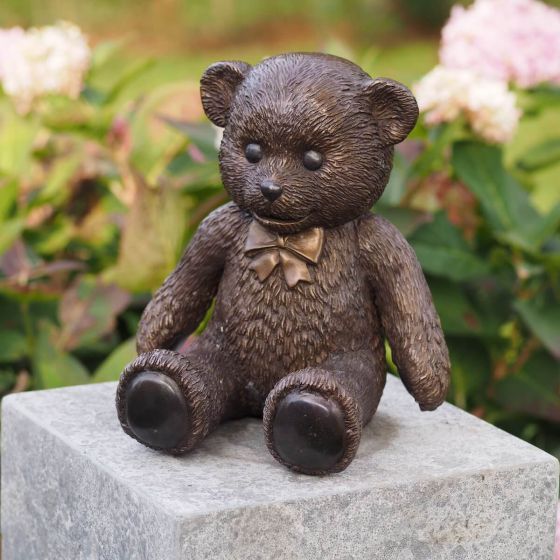 Bronzefigur Teddy
