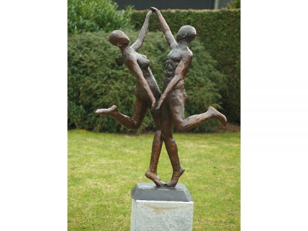 Bronzefigur Modernes Tanzpaar