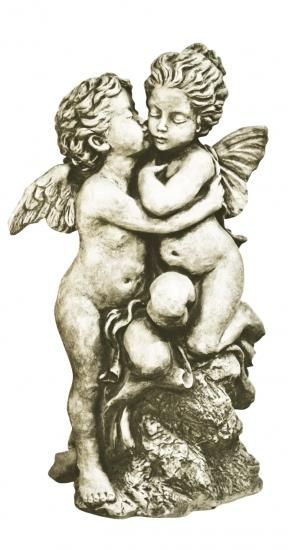 Gartenfigur Skulpturduett "DER ERSTE KUSS" William Bouguereau - Original von Vidroflor