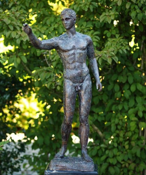Bronzefigur Nackter Mann Antik
