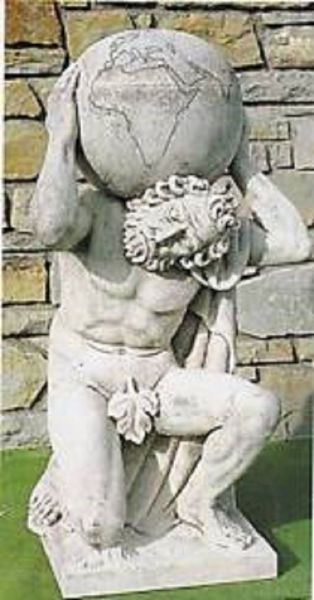 Gartenfigur Statue Atlante, Made in Italy