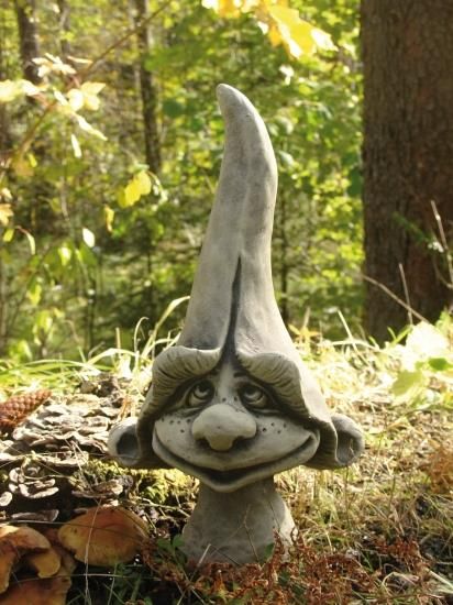 Gartenfigur Magic Mushrooms, "SPEEDY", Steinguss - Original von Vidroflor