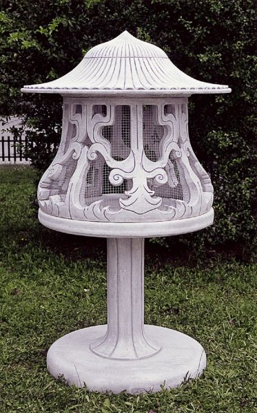 Gartenfigur Vogelvoliere