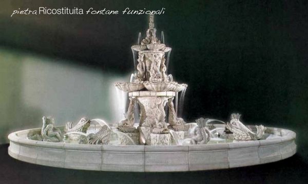 Springbrunnen/Etagenbrunnen Tritoni Made in Italy