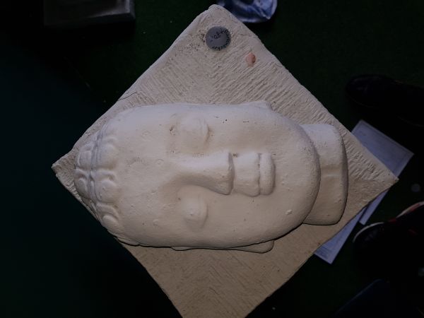 Buddha Gesicht gelegt