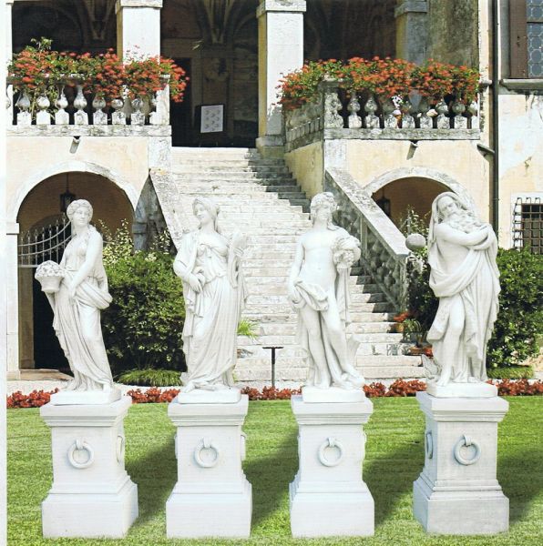 Gartenfigur Statue Serie Quattro Stagioni