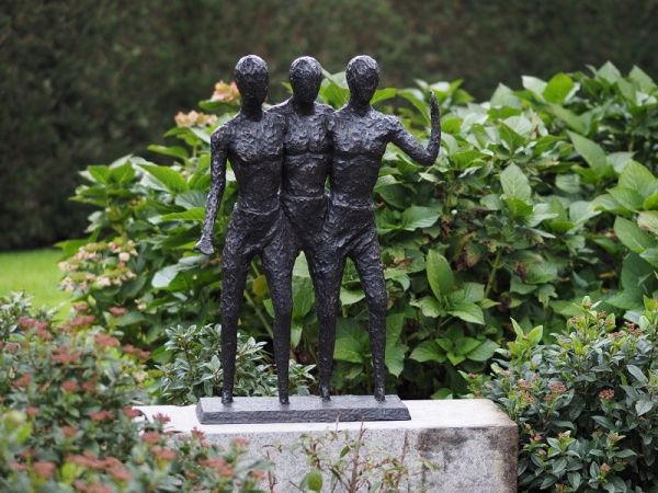 Bronzefigur Modernes Männer Trio