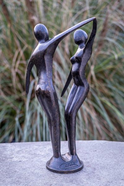 Bronzefigur modernes tanzendes Paar