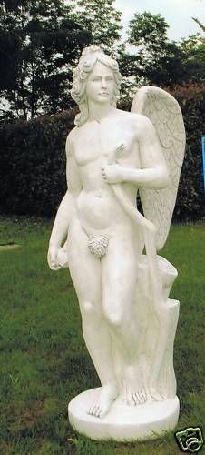 Gartenfigur Statue Engel "Cupido Amor" Made in Italy